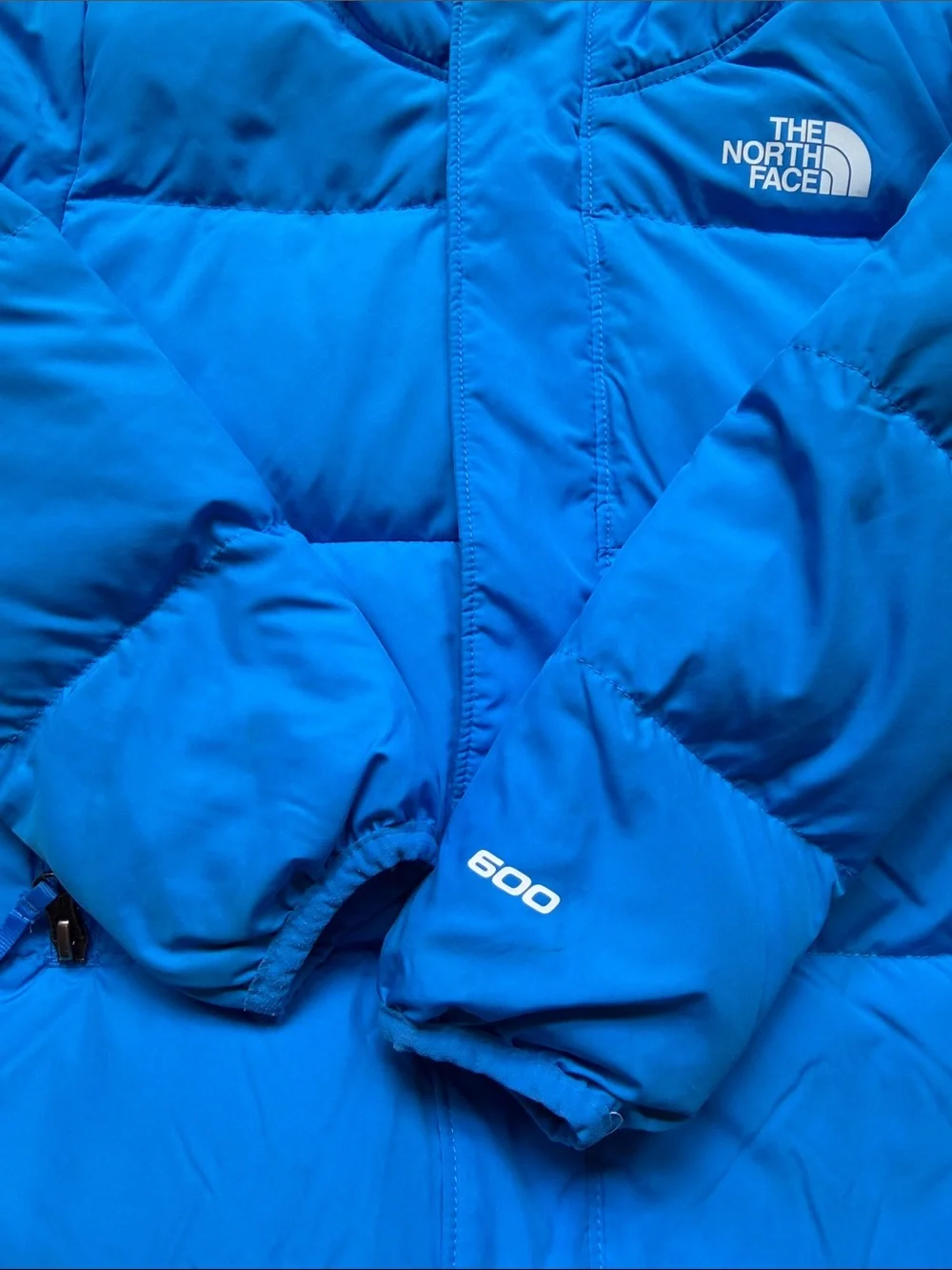 The North Face Boys Moondoggy 600-Fill Down Heavyweight Puffer Jacket Blue